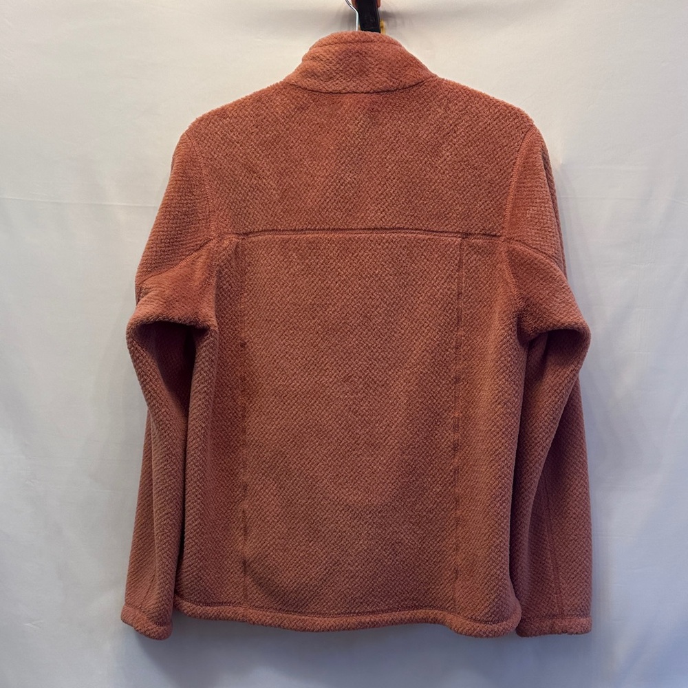 Patagonia Warm Dark Peach Polartec Quarter-Zip Fleece - Picture 3 of 7